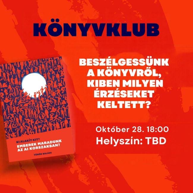 Olvasóklub meghívó: beszélgetünk a könyvről, kiben milyen érzéseket keltett