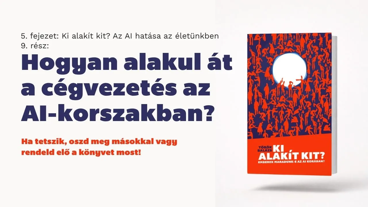 Cégvezetés az AI-korszakban – vezetői döntéshozatalt bemutató fejezet borítóképe