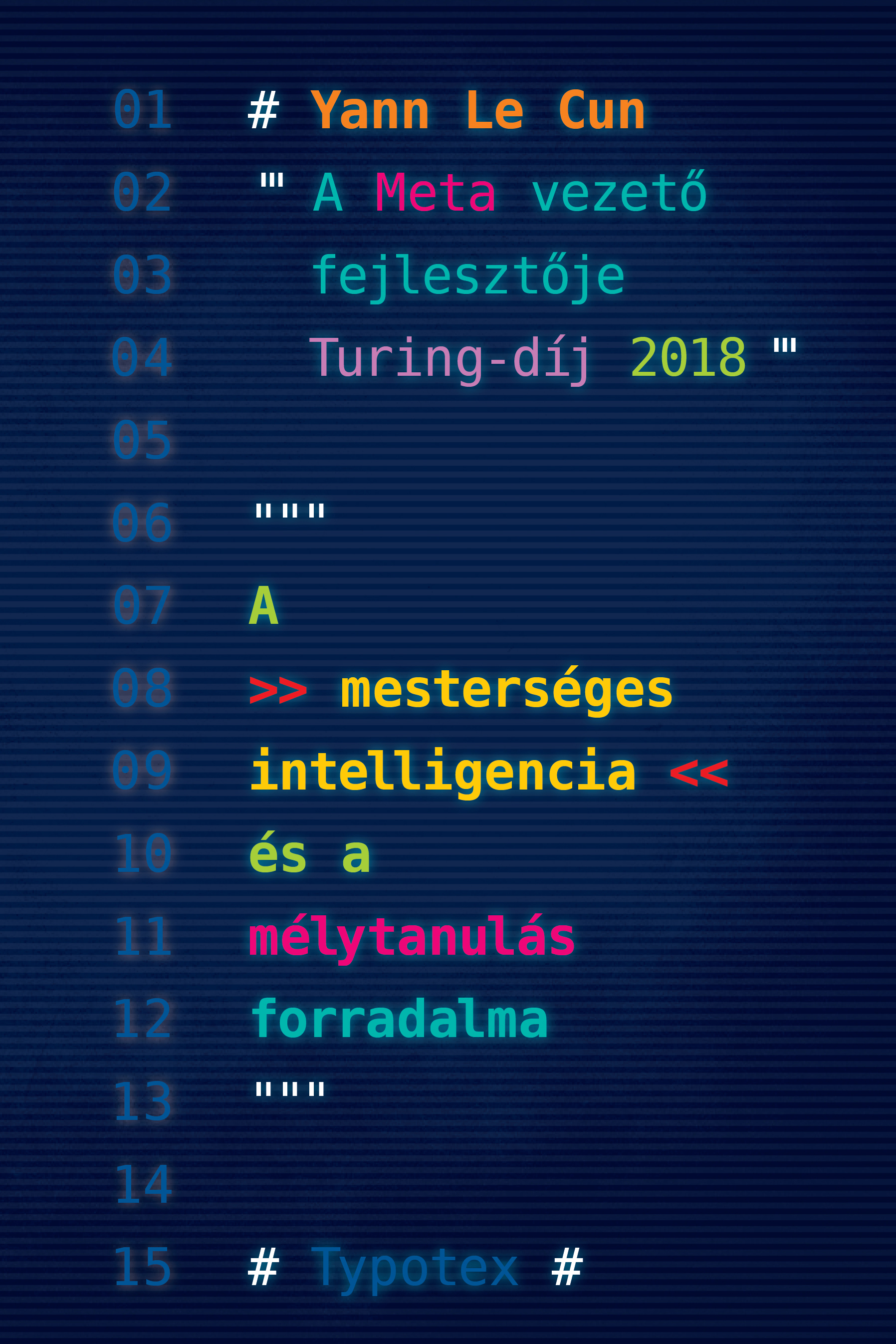 Yann Le Cun: A mesterséges intelligencia és a mélytanulás forradalma – borító